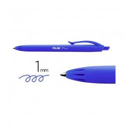 Caja de Bolígrafos de Tinta de Aceite Retráctil Milan P1 Touch MLN176510925/ 25 unidades/ Azules - Imagen 1