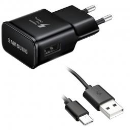 Cargador de Pared Samsung EP-TA20EBE/ 1 USB + Cable USB Tipo-C/ 2A - Imagen 3