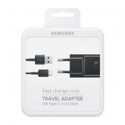 Cargador de Pared Samsung EP-TA20EBE/ 1 USB + Cable USB Tipo-C/ 2A - Imagen 4