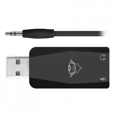 MICRÓFONO TRUST GAMING GXT 212 MICO - OMNIDIRECCIONAL - TRÍPODE - JACK 3.5MM - ADAPTADOR USB - CABLE 180CM