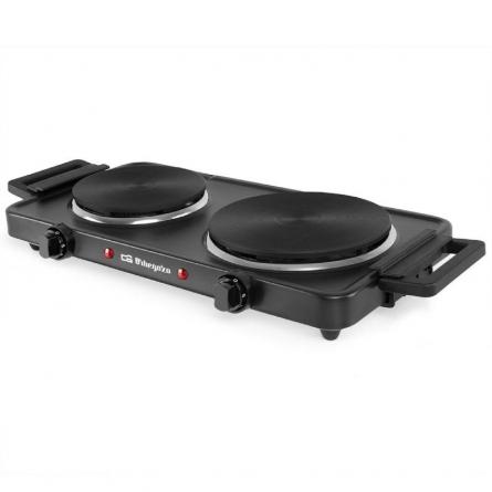 Cocina Eléctrica Orbegozo PE2855/ 2 placas 155 y 185mm/ 1000W - 1500W - Imagen 1