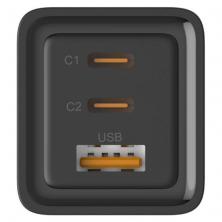 Cargador Universal Leotec LECSPH65W3K/ 2x USB Tipo-C/ 1x USB/ 65W