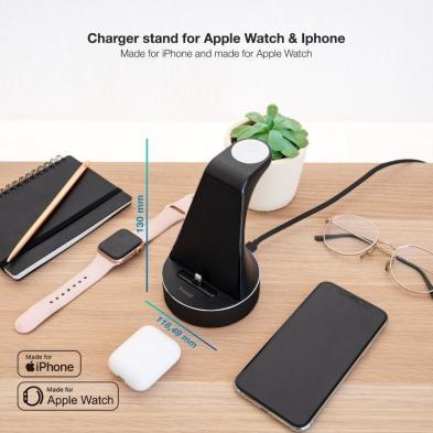 Base de Carga para Apple Watch y iPhone Tooq TQCD02L