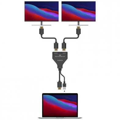 Duplicador HDMI 4K Aisens A123-0654/ 2 HDMI Hembra - HDMI Macho - USB Macho