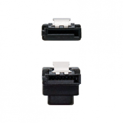 Cable SATA Nanocable 10.18.0301/ SATA Hembra - SATA Hembra/ 0.5m/ Rojo