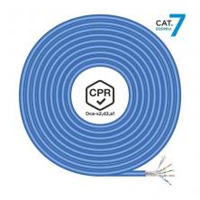 Bobina de Cable RJ45 SFTP AWG23 LSZH CPR Dca Aisens A146-0664 Cat.7/ 100m/ Azul