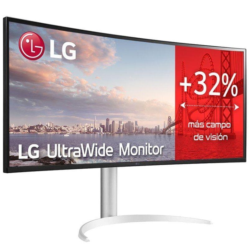 Monitor Profesional Ultrapanorámico Curvo LG UltraWide 38WQ75C-W 38'/ QHD+/ Negro y Blanco