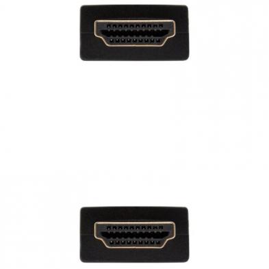 Cable HDMI 2.0 4K Nanocable 10.15.3800/ HDMI Macho - HDMI Macho/ 50cm/ Negro