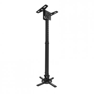 Soporte de Techo para Proyector TooQ PJ3030TN-B/ Inclinable-Giratorio-Nivelable/ hasta 20kg