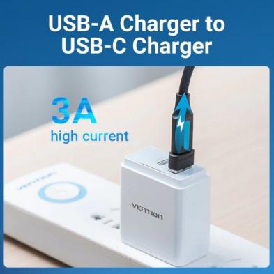 Adaptador USB 2.0 Vention CDWB0/ USB Tipo-C Macho - USB Hembra