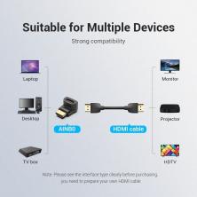 Adaptador HDMI 4K 270º Vention AINB0/ HDMI Macho a HDMI Hembra