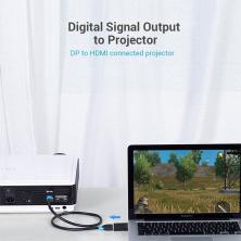 Adaptador Vention HBKB0/ Displayport Macho - HDMI Hembra