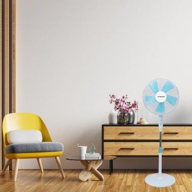Ventilador de Pie Blaupunkt BP2010/ 45W/ 3 Aspas 40cm