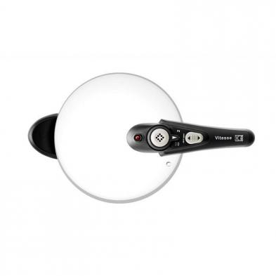 Olla a Presión Bra Vitesse A185103/ Ø22cm/ 7L/ Acero Inoxidable/ Apta para Inducción