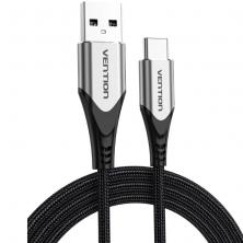 Cable USB 2.0 Tipo-C Vention CODHH/ USB Macho - USB Tipo-C Macho/ 2m/ Gris