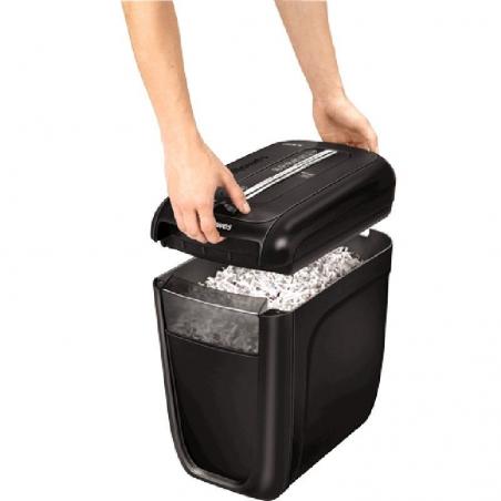 Destructora Fellowes 60CS/ Corte en Partículas de 4 x 40mm/ Negra - Imagen 5