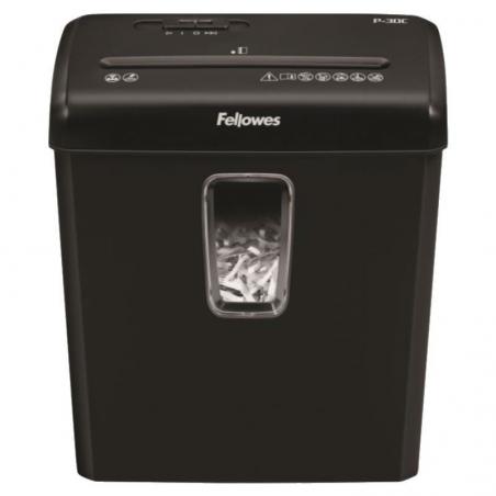 Destructora Fellowes P-30C/ Corte en Partículas de 4 x 34mm/ Negra - Imagen 1