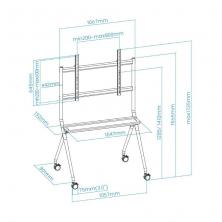 Soporte de Pie TooQ FS20205M-B para TV de 50-86'/ hasta 120kg
