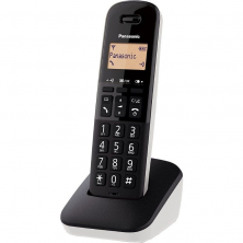 Teléfono Inalámbrico Panasonic KX-TGB610SPW/ Blanco y Negro