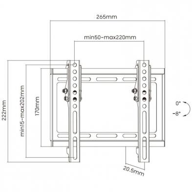 Soporte para Monitor y TV Aisens WT42T-159/ hasta 35kg