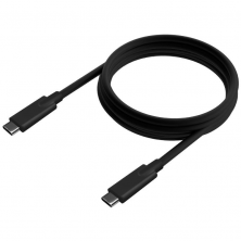 Cable USB 3.2 Tipo-C Aisens A107-0705 10GBPS 5A 100W/ USB Tipo-C Macho - USB Tipo-C Macho/ 3m/ Negro