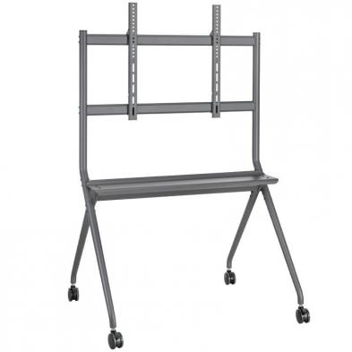 Soporte de Pie con Ruedas Aisens FT86FE-143 para TV o Pantalla Interactiva 50'-86'/ hasta 120kg