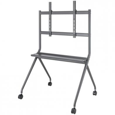 Soporte de Pie con Ruedas Aisens FT86FE-143 para TV o Pantalla Interactiva 50'-86'/ hasta 120kg