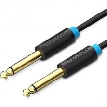 Cable Estéreo Vention BAABH/ Jack 6.5 Macho - Jack 6.5 Macho/ 2m/ Negro