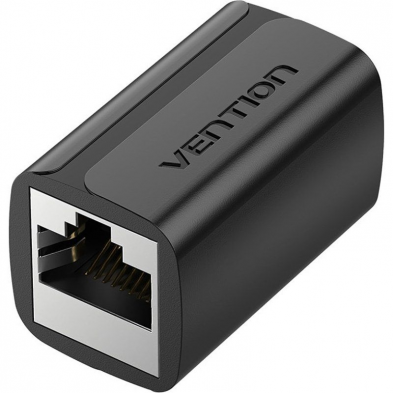 Adaptador Conector RJ45 IPWB0 Cat7 FTP/ RJ45 Hembra - RJ45 Hembra/ Negro