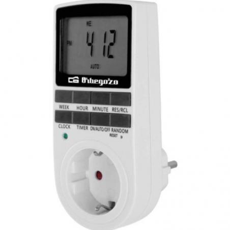 Programador de Enchufe Orbegozo PG 25/ Potencia Máxima 3680W - Imagen 1