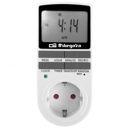 Programador de Enchufe Orbegozo PG 25/ Potencia Máxima 3680W - Imagen 2