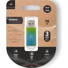Pendrive 16GB Tech One Tech Be Ocean USB 2.0/ Verde Degradado