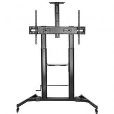 Soporte de Pie Inclinable con Ruedas y Manivela Aisens FT100TE-171 para TV 60-100'/ hasta 100kg