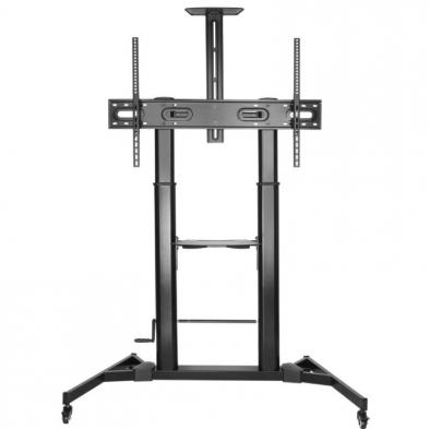 Soporte de Pie Inclinable con Ruedas y Manivela Aisens FT100TE-171 para TV 60-100'/ hasta 100kg