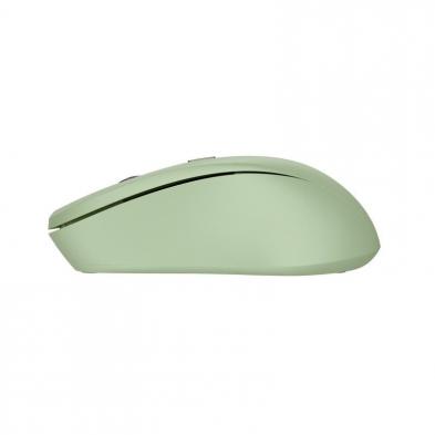 Ratón Inalámbrico Trust Mydo Silent Wireless/ Hasta 1800 DPI/ Verde