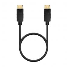 Cable DisplayPort 1.2 CCS 4K Aisens A124-0738/ DisplayPort Macho - DisplayPort Macho/ 1m/ Negro