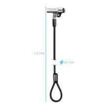 Cable de Seguridad Tipo NANO para Portátiles TooQ TQCLKC0045-G/ 1.5m