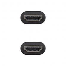 Cable HDMI 2.0 4K CCS Nanocable 10.15.3907/ HDMI Macho - HDMI Macho/ 7m/ Negro