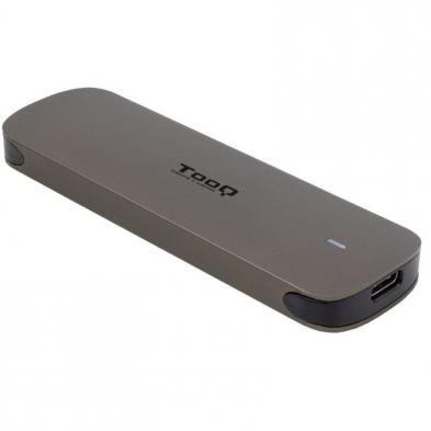 Caja Externa para Disco SSD M.2 NGFF TooQ TQE-2202BR/ USB 3.1 Gen2/ Sin tornillos