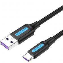 Cable USB 2.0 Tipo-C Vention CORBG/ USB Macho - USB Tipo-C Macho/ 1.5m/ Negro