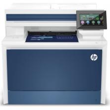 Multifunción Láser Color HP LaserJet Pro 4302dw/ WiFi/ Dúplex/ Blanca y Azul