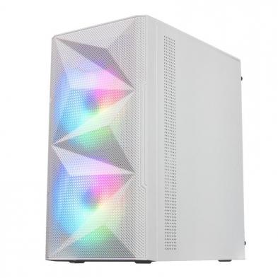 Caja Gaming Minitorre Mars Gaming MC-ME/ Blanca