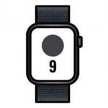 Apple Watch Series 9/ GPS/ 45mm/ Cellular/ Caja de Aluminio Medianoche/ Correa Deportiva Loop Medianoche