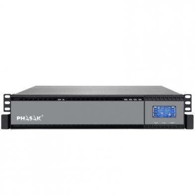 SAI Online Phasak Rack 19' 2000 VA Online LCD/ 2000VA-1800W/ 4 Salidas/ Formato Rack