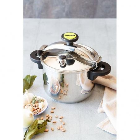 Olla a Presión Monix Classica M530002/ Ø22cm/ 6L/ Acero Inoxidable/ Apta para Inducción - Imagen 2