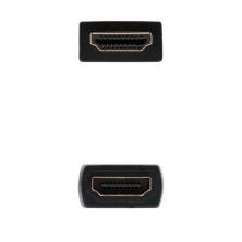Cable Alargador HDMI Nanocable 10.15.1013/ HDMI Macho - HDMI Hembra/ 3m/ Negro
