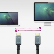 Cable HDMI 2.1 IRIS 8K Nanocable 10.15.8010/ HDMI Macho - HDMI Macho/ 10m/ Negro