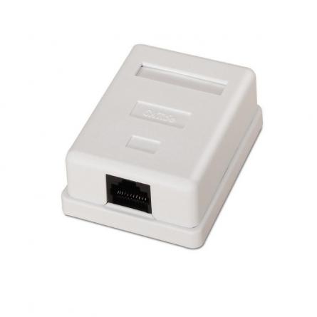 Roseta de Superficie Aisens A138-0296/ Cat.5e/ 1 Tomas - Imagen 1