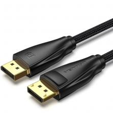 Cable DisplayPort 1.4 8K Vention HCCBJ/ DisplayPort Macho - DisplayPort Macho/ 5m/ Negro