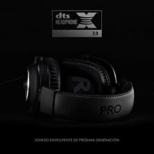 Auriculares Gaming con Micrófono Logitech G Pro X/ USB/ Negro